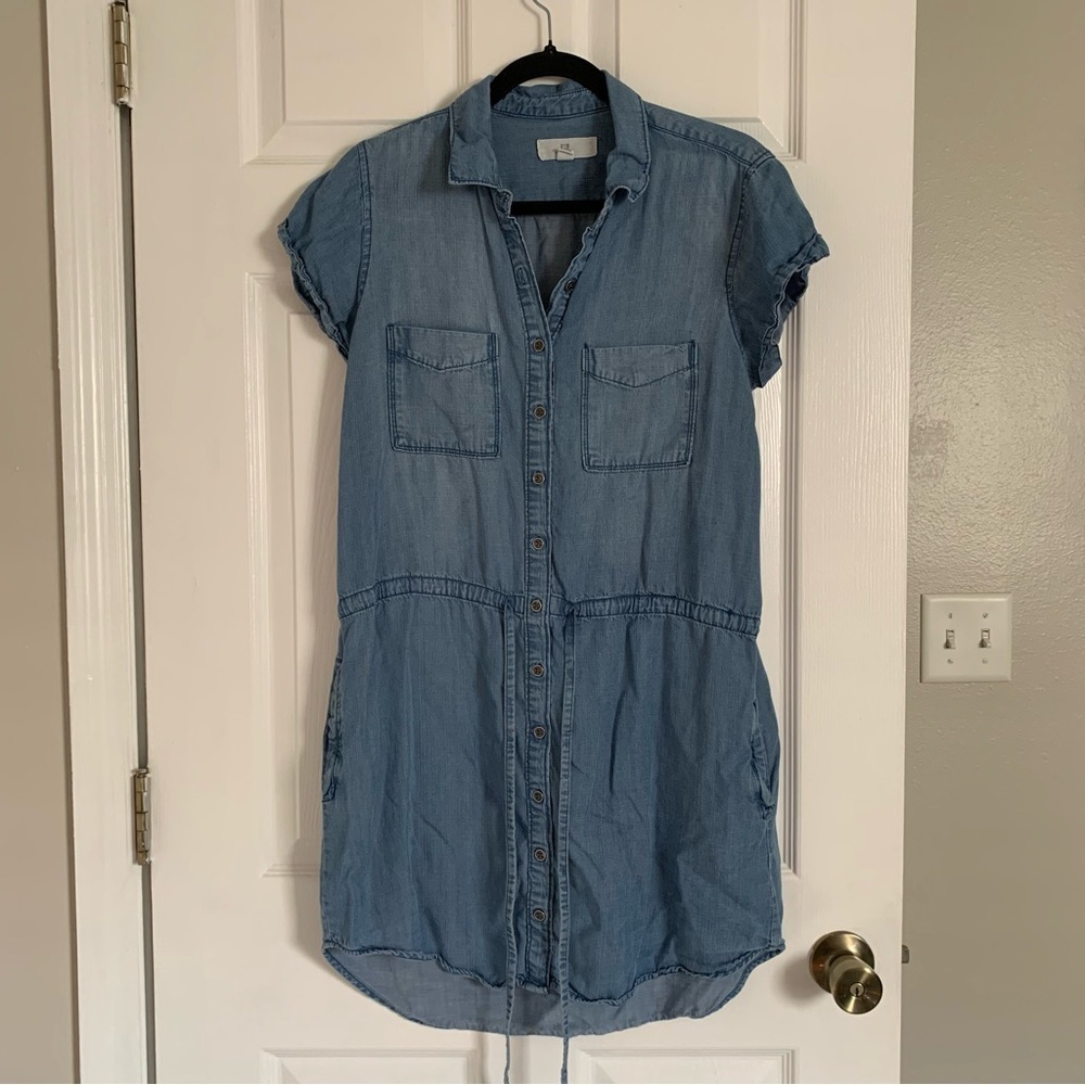 Thread & Supply Denim Chambray Shirt Dress